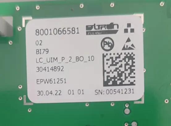 Плата керування 8001066581 сушильної машини 2 Плата керування 8001066581 сушильної машини — изображение 2