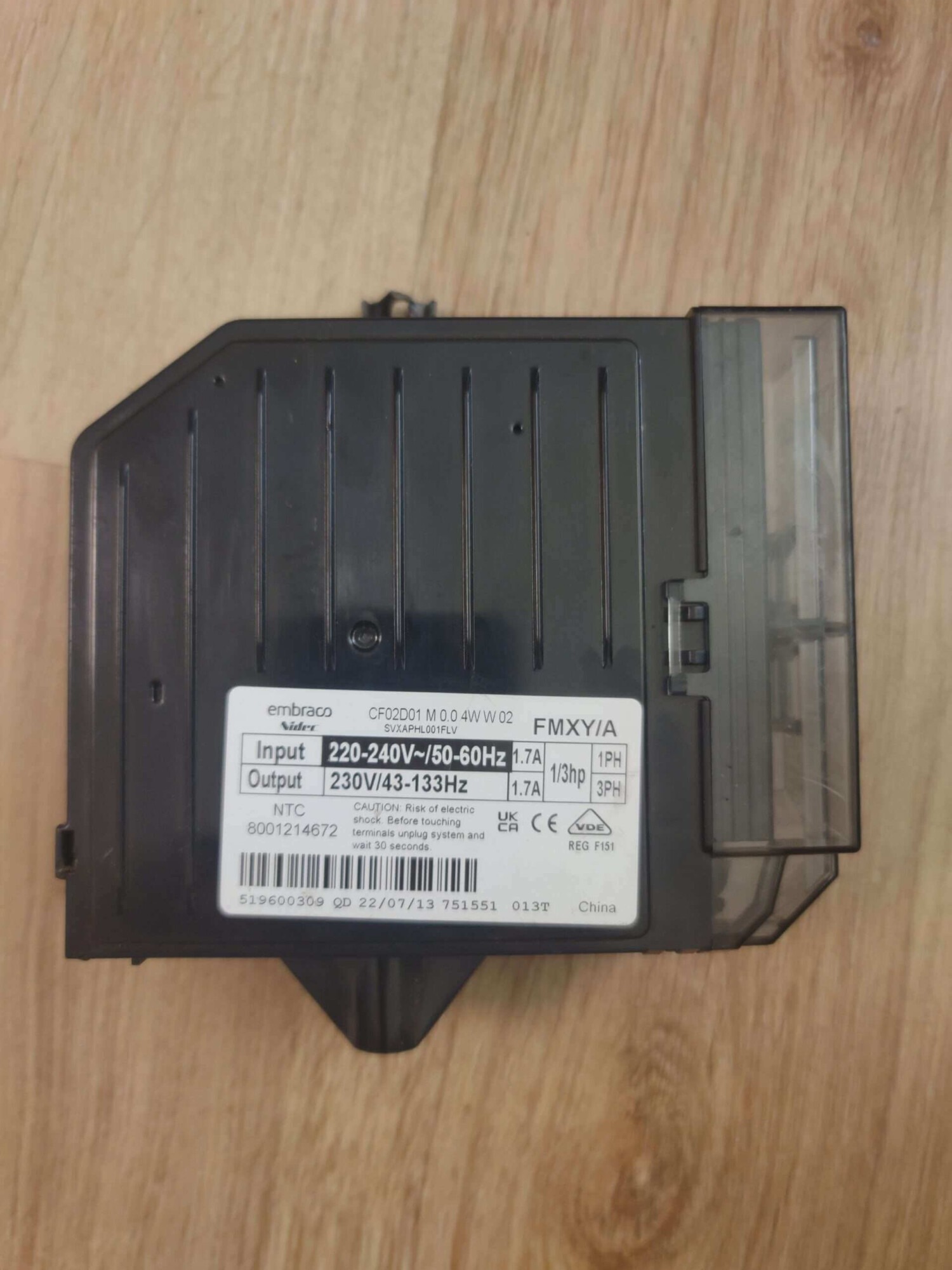 Модуль компресора Embraco NTC 8001214672 1 Модуль компресора Embraco NTC 8001214672