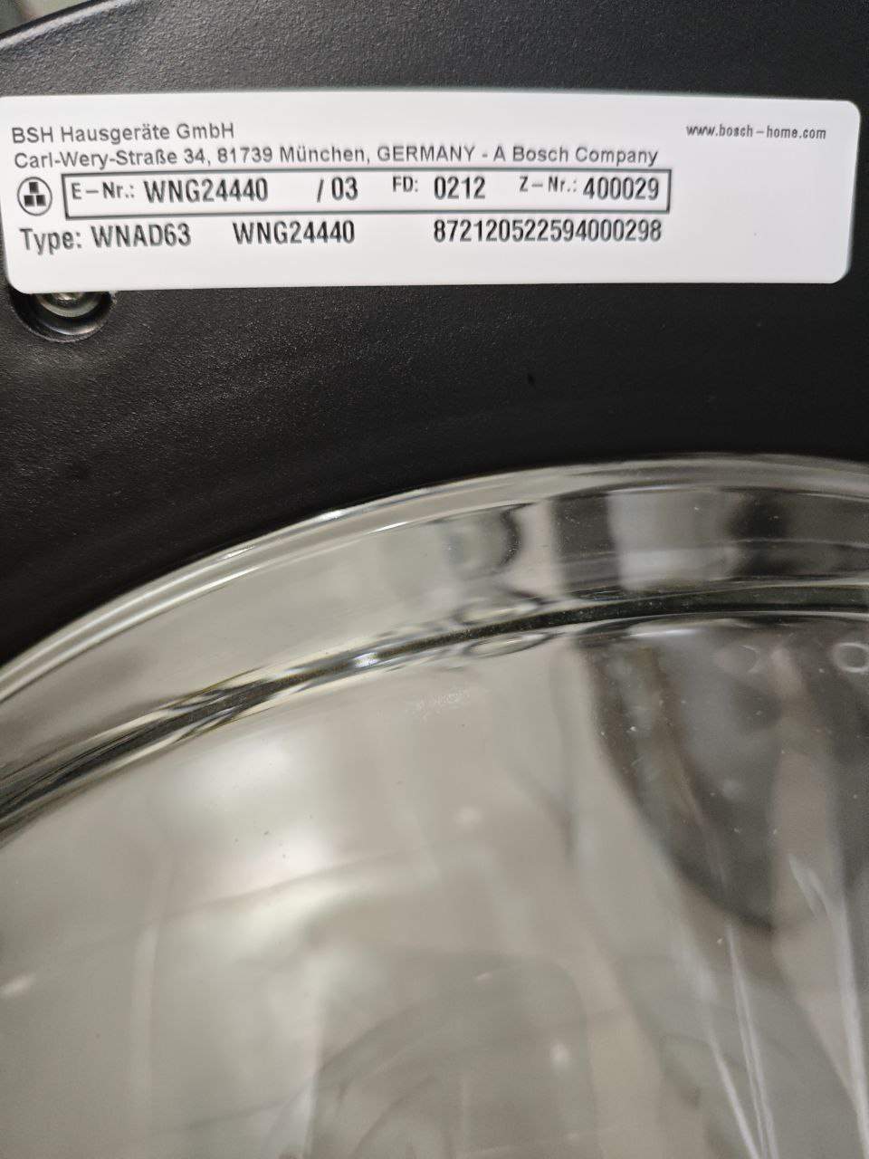 Пральна машина Bosch WNG24440 3 Пральна машина Bosch WNG24440 — изображение 3
