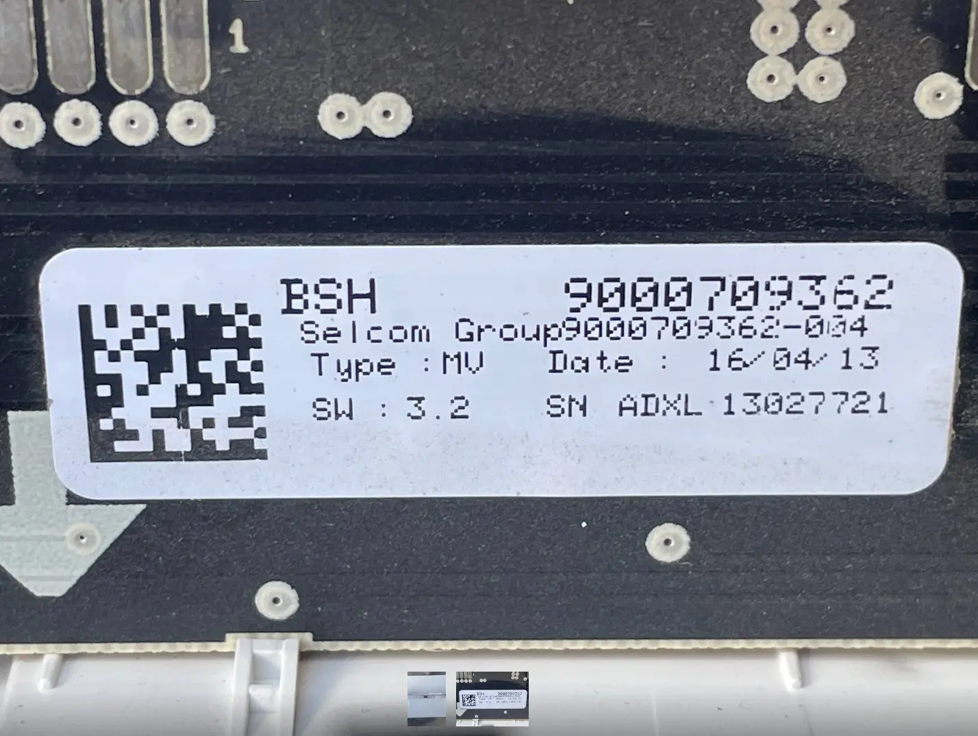きみページ Модуль посудомийної машини Bosch/Siemens 9000709362