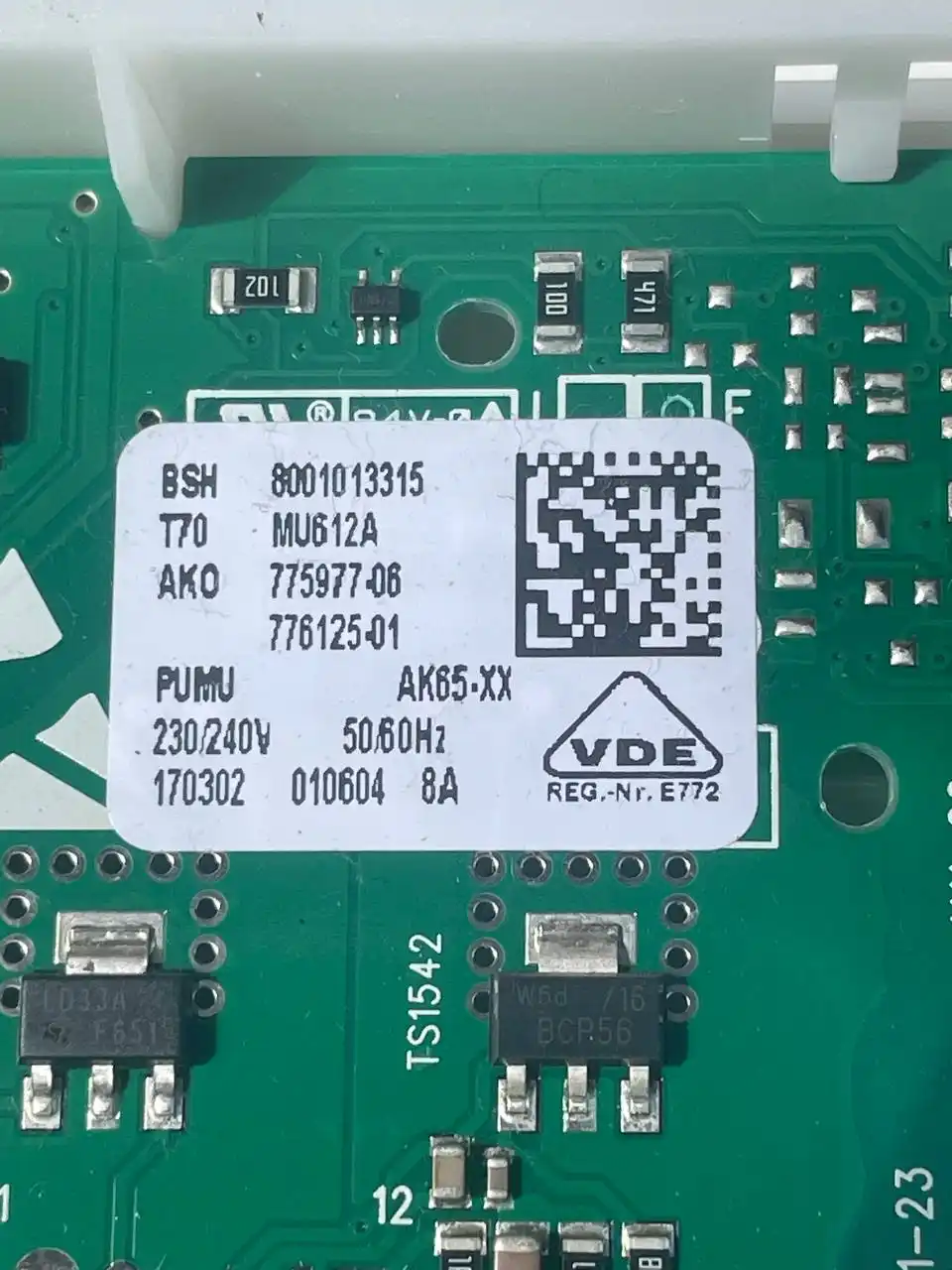 Силовий модуль керування BSH 8001013315 для пральної машини Bosch / Siemens 2 Силовий модуль керування BSH 8001013315 для пральної машини Bosch / Siemens — изображение 2