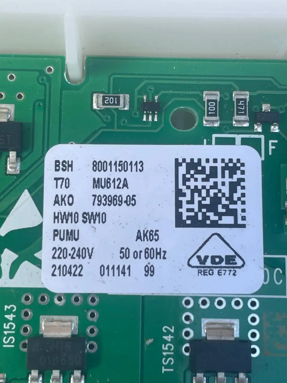 Силовий модуль керування BSH 8001150113 для пральної машини Bosch / Siemens 2 Силовий модуль керування BSH 8001150113 для пральної машини Bosch / Siemens — изображение 2
