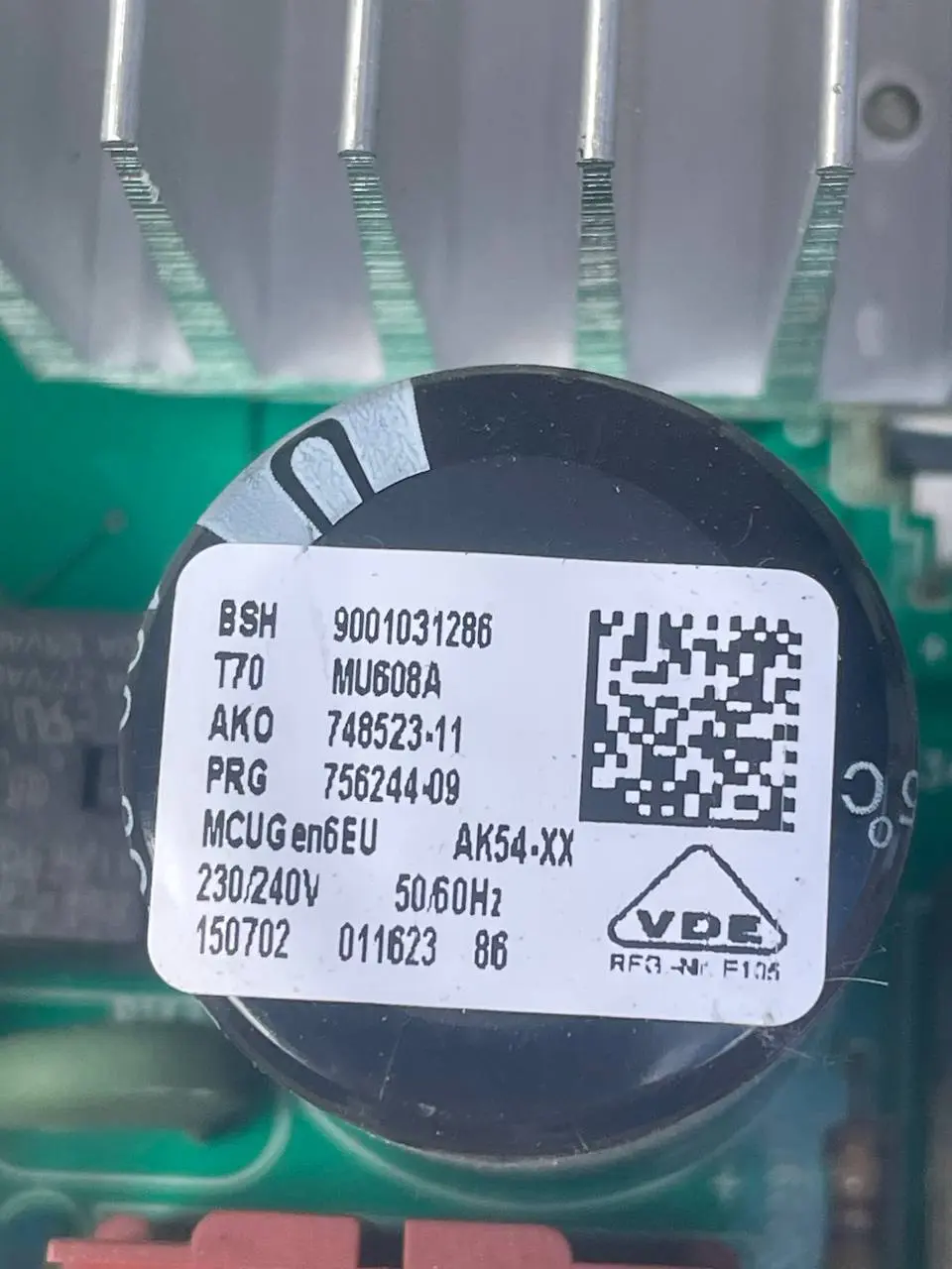 Інверторний модуль керування двигуном Bosch / Siemens 9001031286 MU608A 2 Інверторний модуль керування двигуном Bosch / Siemens 9001031286 MU608A — изображение 2