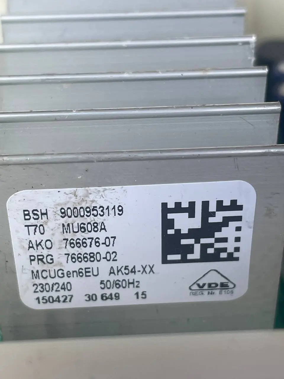 Інверторний модуль керування двигуном Bosch / Siemens 9000953119 MU608A AKO 766676-07 2 Інверторний модуль керування двигуном Bosch / Siemens 9000953119 MU608A AKO 766676-07 — изображение 2