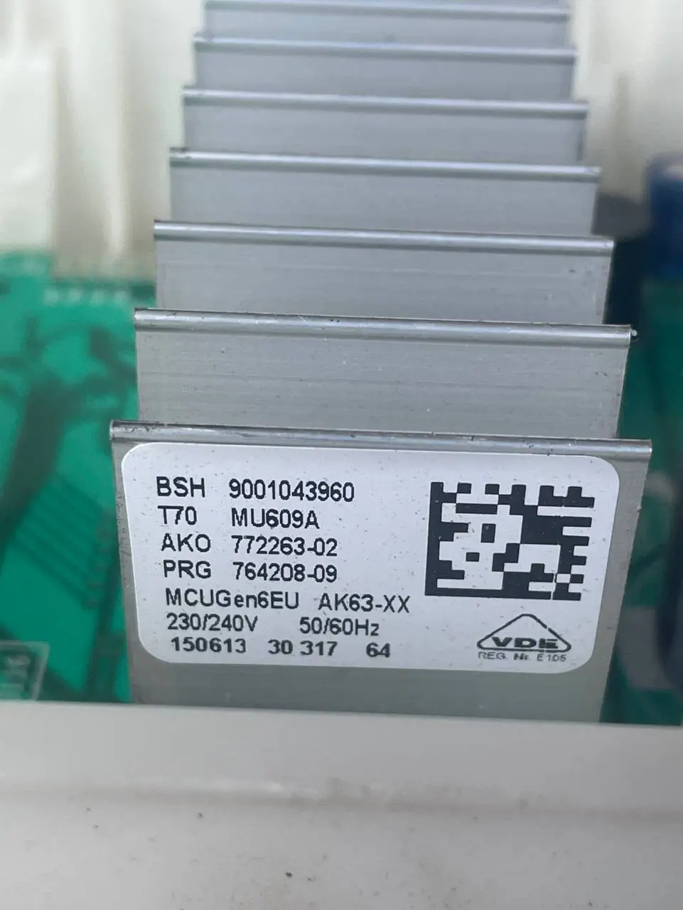 Модуль керування Bosch / Siemens 9001043960 MU609A 2 Модуль керування Bosch / Siemens 9001043960 MU609A — изображение 2