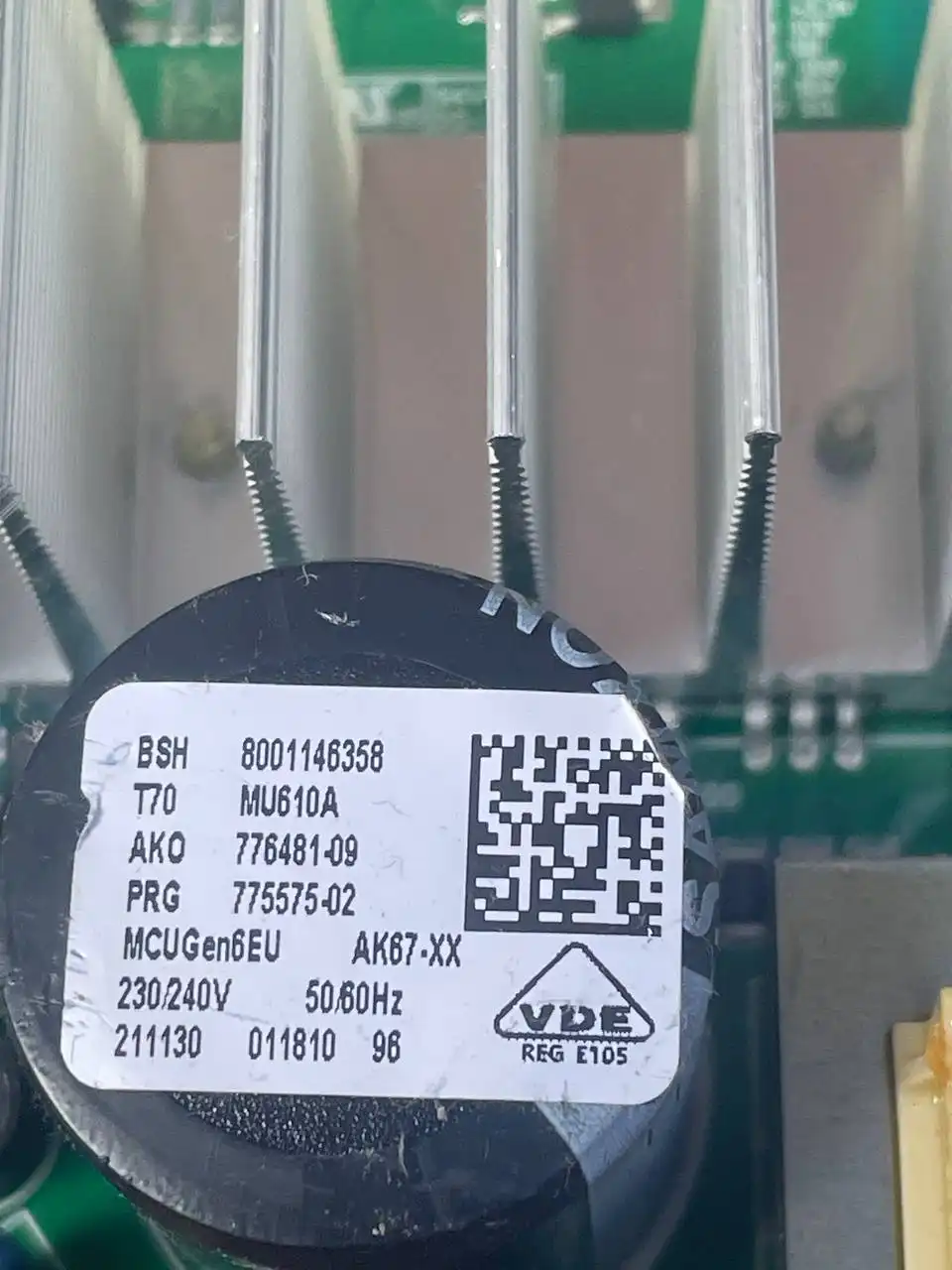 Силовий модуль керування BSH 8001146358 MU610A для пральної машини Bosch / Siemens 2 Силовий модуль керування BSH 8001146358 MU610A для пральної машини Bosch / Siemens — изображение 2